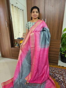 Premium Stepal Silk Saree with Sequence Pallu – Ideal for Weddings & Special Occasions