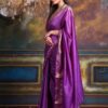 Premium Stepal Silk Saree with Sequence Pallu – Ideal for Weddings & Special Occasions - Image 3