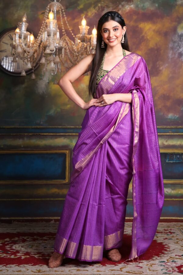 Premium Stepal Silk Saree with Sequence Pallu – Ideal for Weddings & Special Occasions