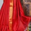 Premium Stepal Silk Saree with Sequence Pallu – Ideal for Weddings & Special Occasions - Image 4