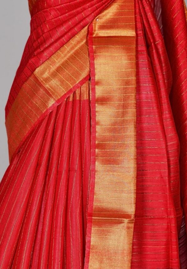 Premium Stepal Silk Saree with Sequence Pallu – Ideal for Weddings & Special Occasions - Image 5