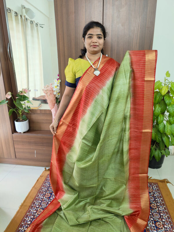 Premium Stepal Silk Saree with Sequence Pallu – Ideal for Weddings & Special Occasions - Image 4
