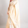 Classic Plain Slub Linen Saree – Effortless Elegance for Every Occasion - Image 4