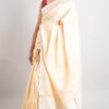 Classic Plain Slub Linen Saree – Effortless Elegance for Every Occasion - Image 5
