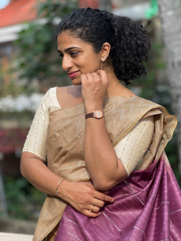 Elegant Katan Silk Saree – Timeless Beauty in Every Thread