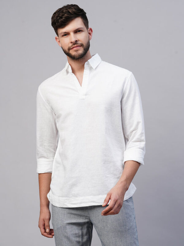 Timeless Elegance: Handloom Made Cotton Khadi Shirt