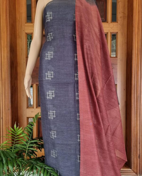 Elegant Banswada Silk (Bamboo Silk) Weaving Work Dress Material – Traditional Craft with Modern Flair