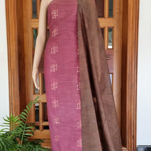 Elegant Banswada Silk (Bamboo Silk) Weaving Work Dress Material – Traditional Craft with Modern Flair