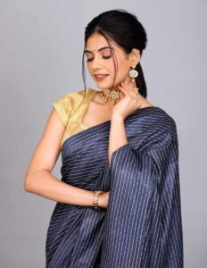 Full Body Handwoven Handloom Katan Silk Saree – A Masterpiece of Craftsmanship and Elegance
