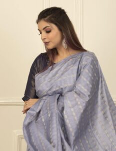Full Body Handwoven Handloom Katan Silk Saree – A Masterpiece of Craftsmanship and Elegance