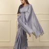 Full Body Handwoven Handloom Katan Silk Saree – A Masterpiece of Craftsmanship and Elegance - Image 9